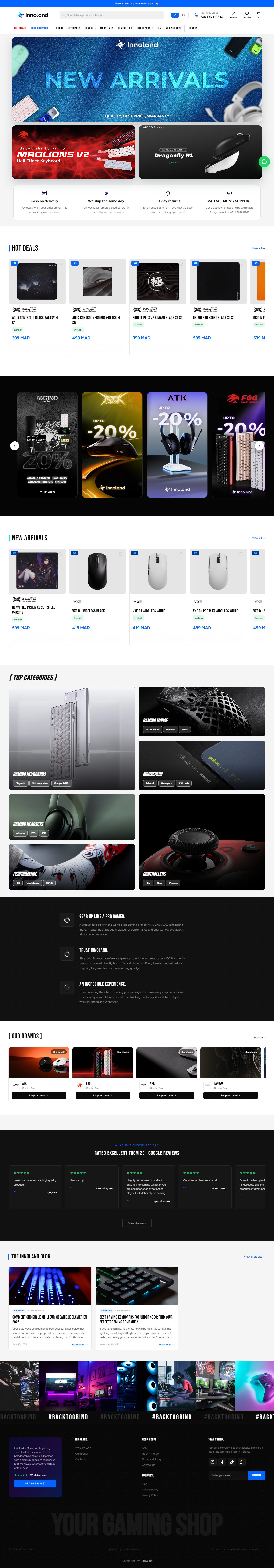 Innoland — site e-commerce — Boutique